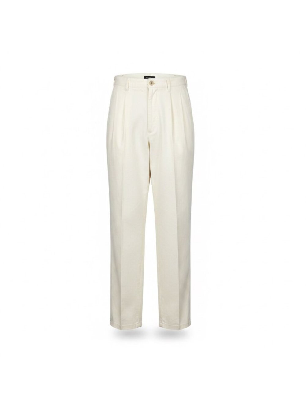 Dockers Mens White Cotton Pleated Front Pants Relaxed Fit Size W32 L34